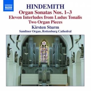 Hindemith - Organ Sonatas i gruppen Externt_Lager / Naxoslager hos Bengans Skivbutik AB (1114151)