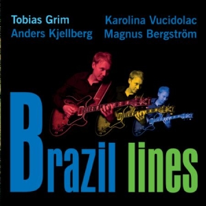 Tobias Grim Trio - Brazil Lines i gruppen CD / Jazz hos Bengans Skivbutik AB (1125460)