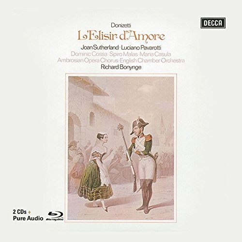Donizetti - Kärleksdrycken (2Cd+Bluray-A) i gruppen CD / Klassiskt hos Bengans Skivbutik AB (1126998)