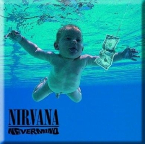 Nirvana - Never Mind - Fridge Magnet i gruppen Kampanjer / BlackFriday2020 hos Bengans Skivbutik AB (1129643)