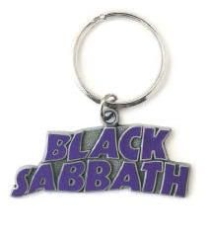 Black Sabbath - Standard Key Chain: Wavy Logo i gruppen Minishops / Black Sabbath hos Bengans Skivbutik AB (1129663)