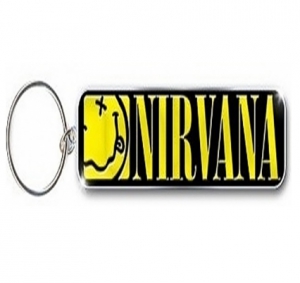 Nirvana - Standard Keychain: Smiley & Logo i gruppen Kampanjer / Jultips Merch hos Bengans Skivbutik AB (1129678)