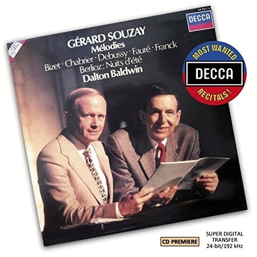 Souzay Gérard - Mélodies i gruppen CD / Klassiskt hos Bengans Skivbutik AB (1133536)