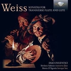 Weiss - Sonatas For Flute And Lute i gruppen Externt_Lager / Naxoslager hos Bengans Skivbutik AB (1148242)