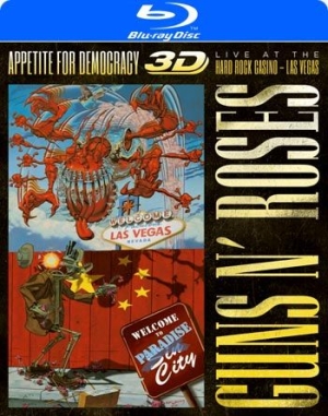 Guns N' Roses - Appetite For Democracy 3D - Live At i gruppen MUSIK / Musik Blu-Ray / Hårdrock/ Heavy metal hos Bengans Skivbutik AB (1148943)