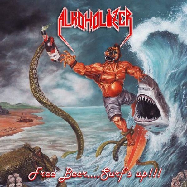 Alkoholizer - Free Beer.surf Up!!! i gruppen CD / Hårdrock/ Heavy metal hos Bengans Skivbutik AB (1151521)