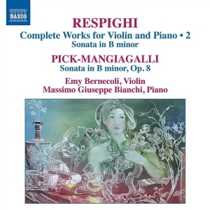 Respighi - Works For Violin 2 i gruppen Externt_Lager / Naxoslager hos Bengans Skivbutik AB (1153914)