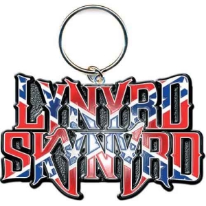 Lynyrd Skynyrd - Keychain: Flag Logo i gruppen MERCHANDISE / Nyckelring / Pop-Rock hos Bengans Skivbutik AB (115739)