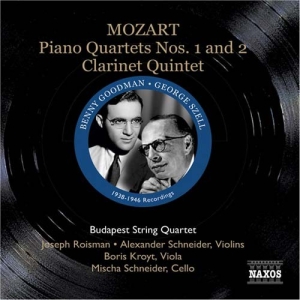 Mozart - Piano Quartets Nos. 1 & 2 i gruppen Externt_Lager / Naxoslager hos Bengans Skivbutik AB (1171357)