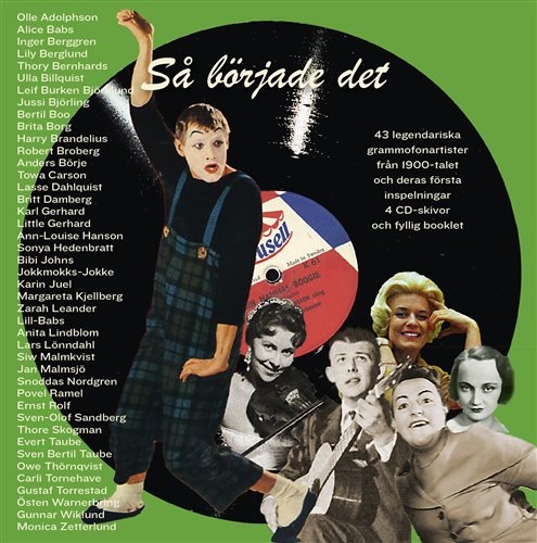 Diverse Artister - Så Började Det i gruppen CD / Dansband-Schlager hos Bengans Skivbutik AB (1175618)