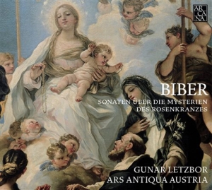 Biber Heinrich Ignaz Franz - Die Rosenkranz-Sonaten i gruppen Externt_Lager / Naxoslager hos Bengans Skivbutik AB (1188460)