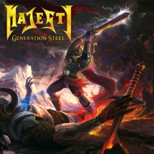 Majesty - Generation Steel i gruppen CD / Hårdrock/ Heavy metal hos Bengans Skivbutik AB (1191550)