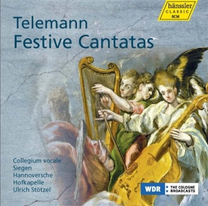 Telemann Georg Philipp - Festive Cantatas i gruppen Externt_Lager / Naxoslager hos Bengans Skivbutik AB (1246333)