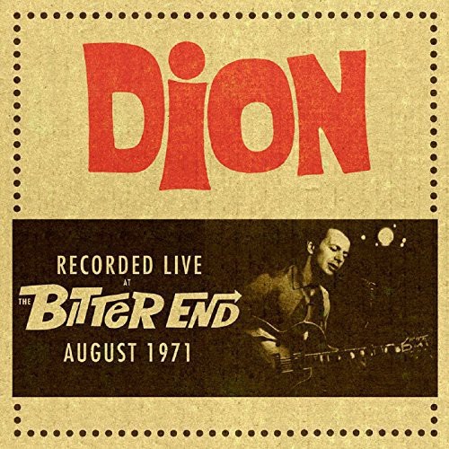 Dion - Recorded Live At The Bitter End, Au i gruppen CD / Pop hos Bengans Skivbutik AB (1246376)