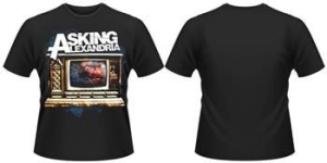 Asking Alexandria - T/S Television (S) i gruppen ÖVRIGT / BW-T-shirts hos Bengans Skivbutik AB (1261113)