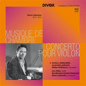 Leibowitz Rene - Chamber Music, Violin Cto i gruppen Externt_Lager / Naxoslager hos Bengans Skivbutik AB (1271395)