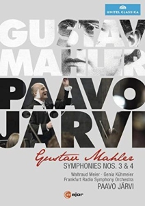 Mahler Gustav - Symphonies Nos. 3 & 4 i gruppen MUSIK / DVD Audio / Klassiskt hos Bengans Skivbutik AB (1273126)
