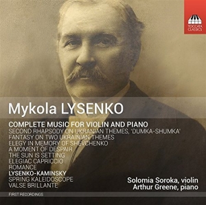 Lysenko Mykola / Kaminsky Victor - Music For Violin And Piano i gruppen Externt_Lager / Naxoslager hos Bengans Skivbutik AB (1273344)
