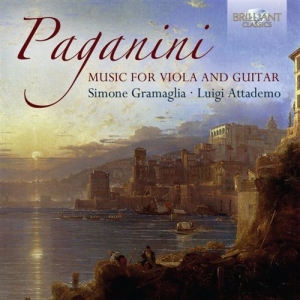 Paganini Niccolo - Music For Viola And Guitar i gruppen Externt_Lager / Naxoslager hos Bengans Skivbutik AB (1274420)