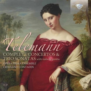 Telemann Georg Philipp - Complete Concertos & Trio Sonatas i gruppen Externt_Lager / Naxoslager hos Bengans Skivbutik AB (1274427)