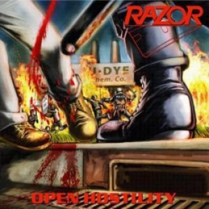 Razor - Open Hostility i gruppen VINYL / Hårdrock/ Heavy metal hos Bengans Skivbutik AB (1276294)