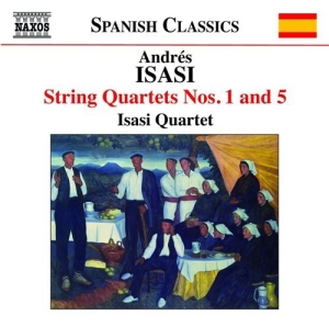 Isasi Andrés - String Quartets 3 i gruppen Externt_Lager / Naxoslager hos Bengans Skivbutik AB (1308838)
