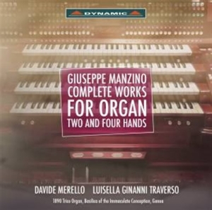 Manzino Giuseppe - Works For Organ i gruppen Externt_Lager / Naxoslager hos Bengans Skivbutik AB (1309924)