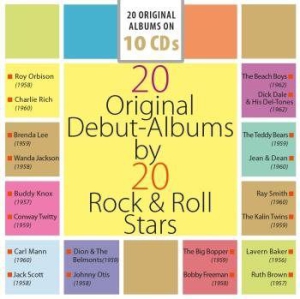 Blandade Artister - 20 Original Debut-Albums By 20 Rock i gruppen CD / Rock hos Bengans Skivbutik AB (1309942)