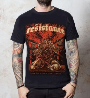 The Resistance - T-Shirt Hooked i gruppen ÖVRIGT / Merchandise hos Bengans Skivbutik AB (1327951)