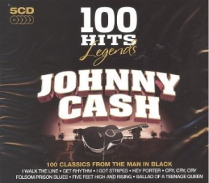Johnny Cash - 100 Hits Legend 5-Cd i gruppen CD / Pop-Rock hos Bengans Skivbutik AB (1349212)