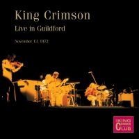 King Crimson - Live In Guildford, November 13Th, 1 in the group CD / Pop-Rock at Bengans Skivbutik AB (1349344)