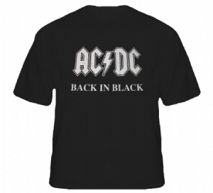 AC/DC - AC/DC T-Shirt Back In Black i gruppen ÖVRIGT / Merchandise hos Bengans Skivbutik AB (1364612)