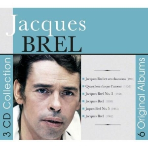 Brel Jacques - 6 Original Albums i gruppen CD / Dansband/ Schlager hos Bengans Skivbutik AB (1475857)