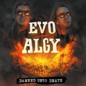Evo/Algy - Damned Unto Death (White Red Splatt i gruppen VINYL / Hårdrock/ Heavy metal hos Bengans Skivbutik AB (1483579)