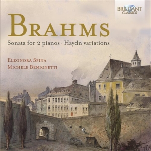 Brahms Johannes - Sonata For 2 Pianos i gruppen Externt_Lager / Naxoslager hos Bengans Skivbutik AB (1485620)