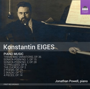 Eiges Konstantin - Piano Music i gruppen Externt_Lager / Naxoslager hos Bengans Skivbutik AB (1485670)