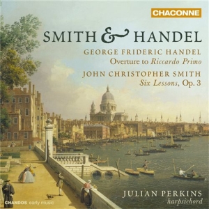 Smith / Händel - Works For Harpsichord i gruppen Externt_Lager / Naxoslager hos Bengans Skivbutik AB (1489529)