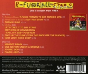 P-Funk All-Stars - Live At The Beverly Theater In Holl i gruppen CD / Pop-Rock,RnB-Soul hos Bengans Skivbutik AB (1532715)