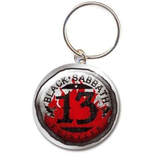 Black Sabbath - Standard Keychain: 13 Flame Circle i gruppen MERCHANDISE / Nyckelring / Hårdrock hos Bengans Skivbutik AB (1533590)