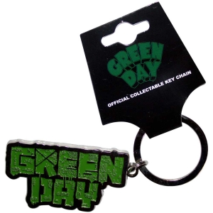Green day - Band logo keychain i gruppen MERCHANDISE / Nyckelring / Punk hos Bengans Skivbutik AB (1533592)