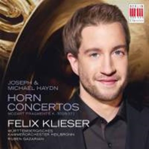 Haydn Joseph & Michael / Mozart W - Horn Concertos i gruppen Externt_Lager / Naxoslager hos Bengans Skivbutik AB (1551347)