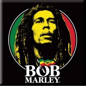 Bob Marley - Logo Face fridge magnet i gruppen ÖVRIGT / MK Test 7 hos Bengans Skivbutik AB (1556208)