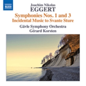 Eggert Joachim Nikolas - Symphonies Nos. 1 & 3 i gruppen Externt_Lager / Naxoslager hos Bengans Skivbutik AB (1561675)