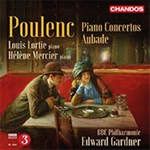 Poulenc Francis - Piano Concertos i gruppen Externt_Lager / Naxoslager hos Bengans Skivbutik AB (1708315)