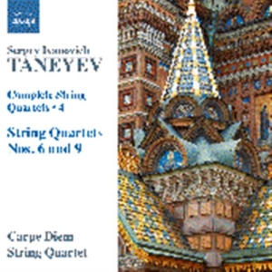 Taneyev Sergey - String Quartets, Vol. 4 i gruppen Externt_Lager / Naxoslager hos Bengans Skivbutik AB (1714323)