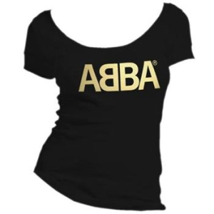 Abba - S/Logo Gold Blk Sk i gruppen Kampanjer / BlackFriday2020 hos Bengans Skivbutik AB (171938)