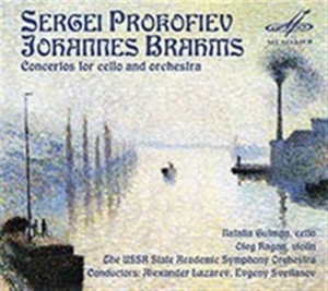 Brahms Johannes / Prokofiev Serge - Concertos For Cello And Orchestra i gruppen Externt_Lager / Naxoslager hos Bengans Skivbutik AB (1724191)