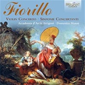 Fiorillo Federigo - Violin Concerto / Sinfonie Concerta i gruppen CD / Klassiskt hos Bengans Skivbutik AB (1733735)