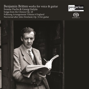 Ivonne Fuchs & Georg Gulyás - Benjamin Britten Works For Voice & i gruppen MUSIK / SACD / Klassiskt hos Bengans Skivbutik AB (1735342)