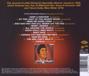 Little Richard - Volume 2 i gruppen CD / Rock hos Bengans Skivbutik AB (1811080)